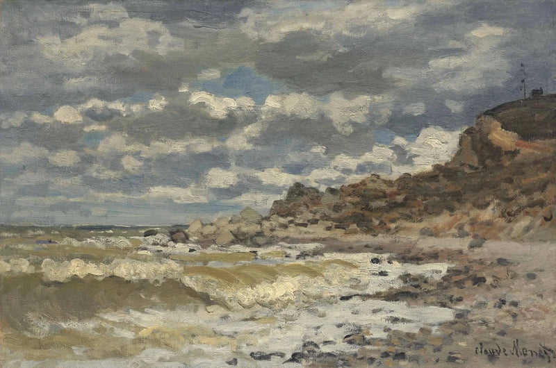 ชายฝั่งทะเลที่ Sainte-Adresse - Claude Monet