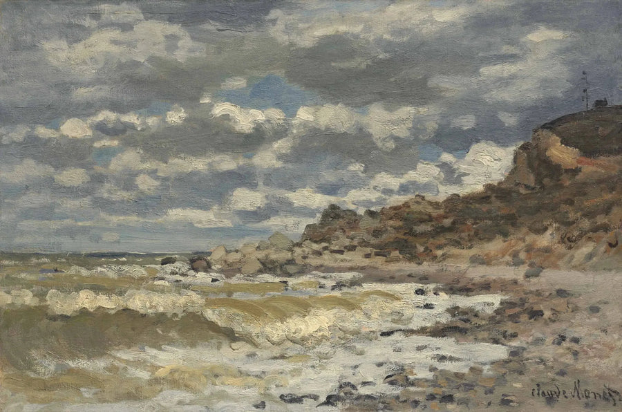 ชายฝั่งทะเลที่ Sainte-Adresse - Claude Monet