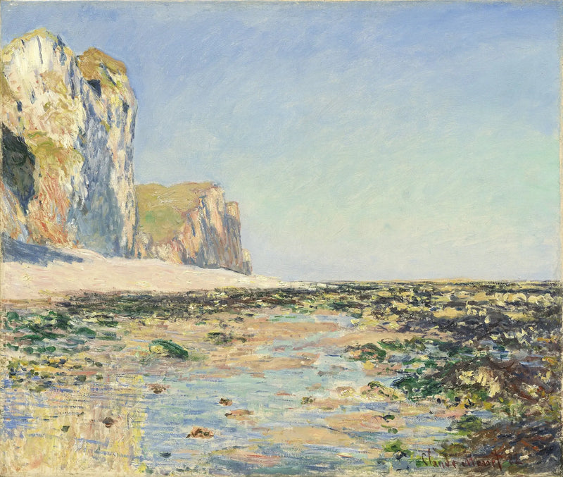 ชายฝั่งทะเลและหน้าผาที่ Pourville ในตอนเช้า - Claude Monet