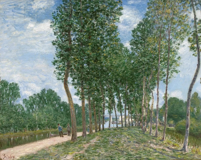 ชายฝั่งของ Loing ที่ Moret - อัลเฟรด ซิสลีย์