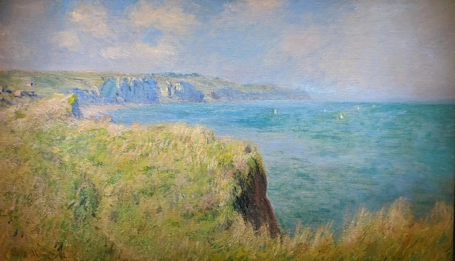 ขอบหน้าผาใน Pourville W751 - Claude Monet