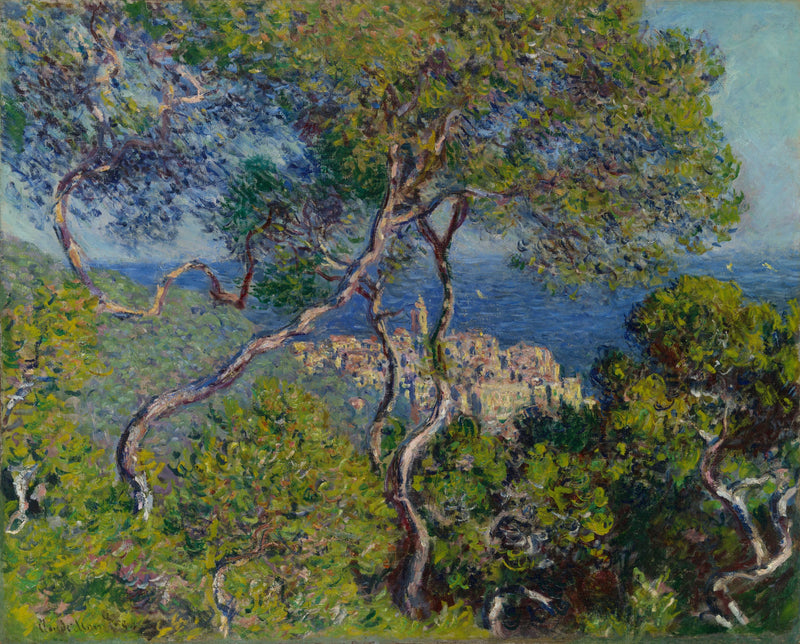 วิวของบอร์ดิแยรา - Claude Monet