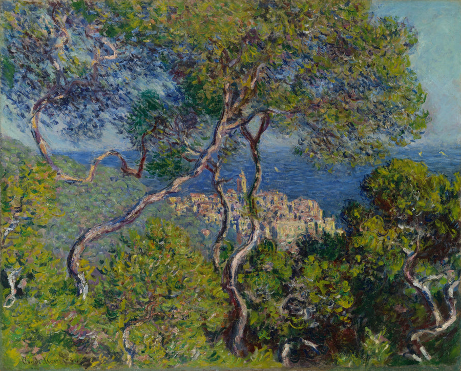 วิวของบอร์ดิแยรา - Claude Monet