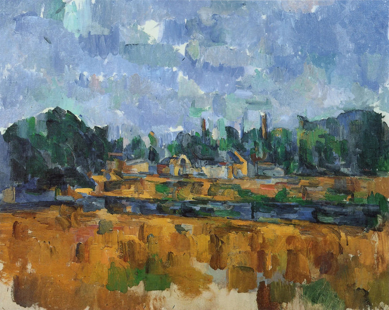 ริมฝั่งแม่น้ำ - Paul Cézanne