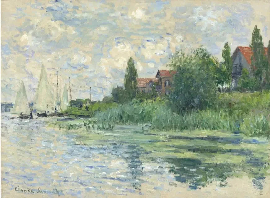 Les Bords de la Seine au Petit-Gennevilliers W333 par Claude Monet, 1874, collection privée