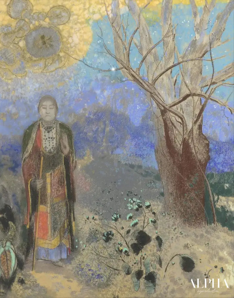 Bouddha - Odilon redon - Reproductions de tableaux et peintures haut de gamme