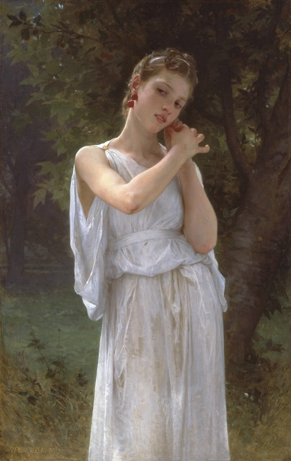 Boucles d’oreilles, William-Adolphe Bouguereau, 1890