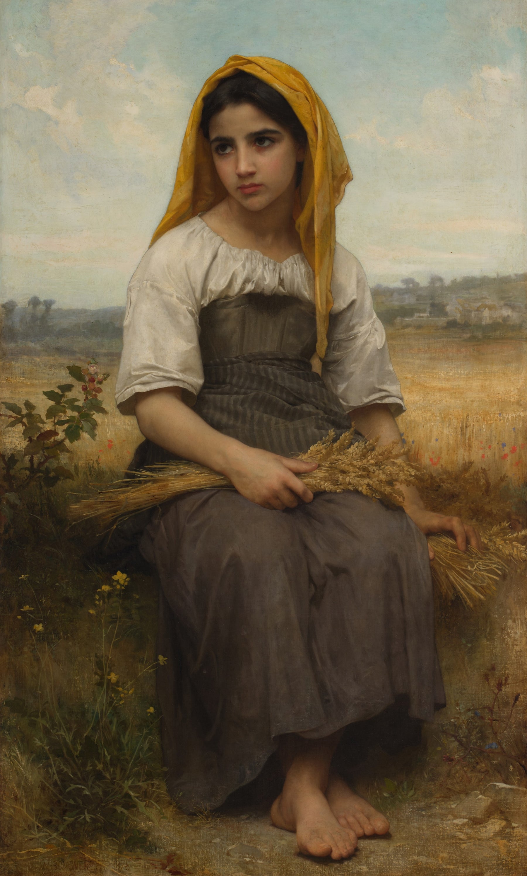 Glaneuse, par William Bouguereau, 1875