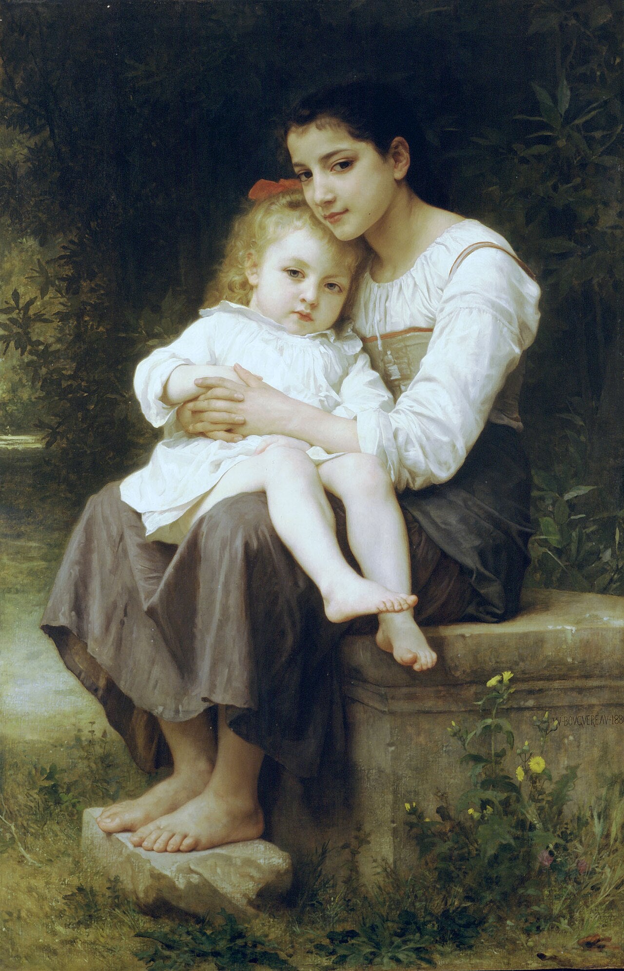 La Sœur aînée (1886) de William-Adolphe Bouguereau
