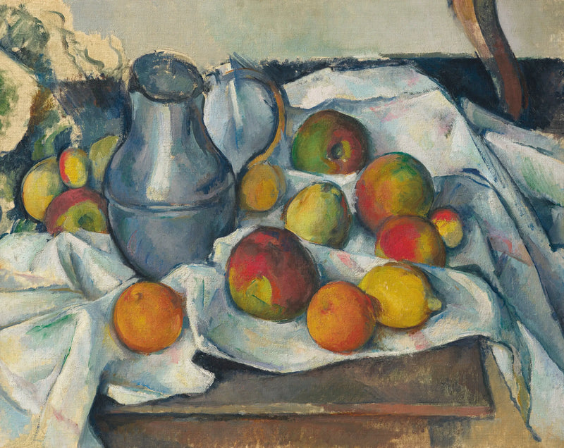 กาต้มน้ำและผลไม้ - Paul Cézanne