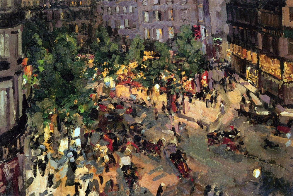 Boulevard des Capucines - Konstantin Korovin image 1 copie peinte à la main à l’huile
