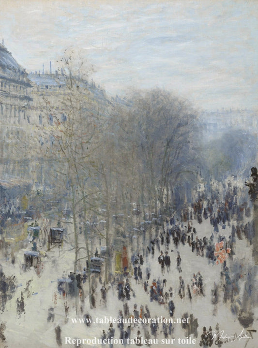 Boulevard des Capucines - Tableau Monet - Reproductions de tableaux et peintures haut de gamme