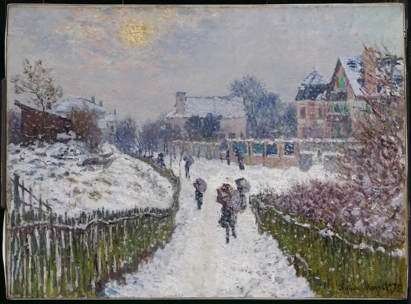 ถนนบูเลอวาร์ดแซงต์-เดอนี, อาร์ฌ็องเตย, ในฤดูหนาว - Claude Monet