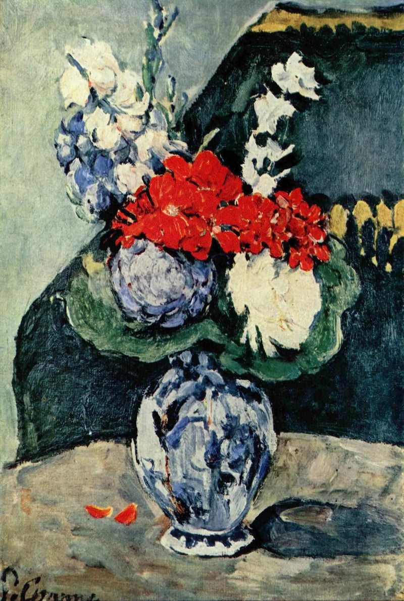 ช่อดอกไม้ที่เดลฟท์เล็ก - Paul Cézanne
