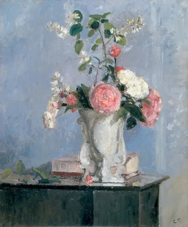 Bouquet de fleurs - Camille Pissarro image 1 reproduction de peinture à l’huile