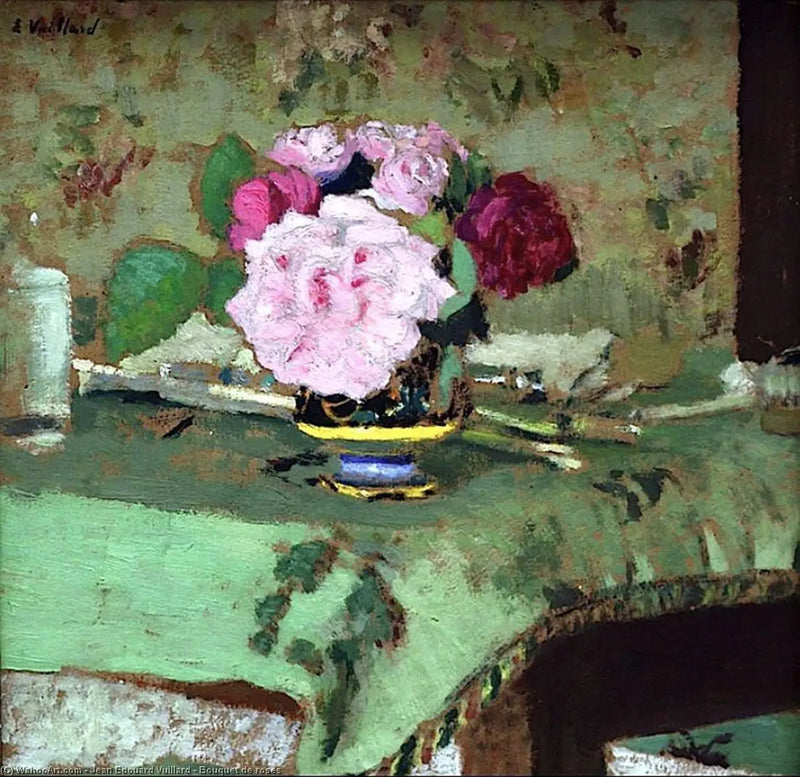 ช่อกุหลาบ - Édouard Vuillard