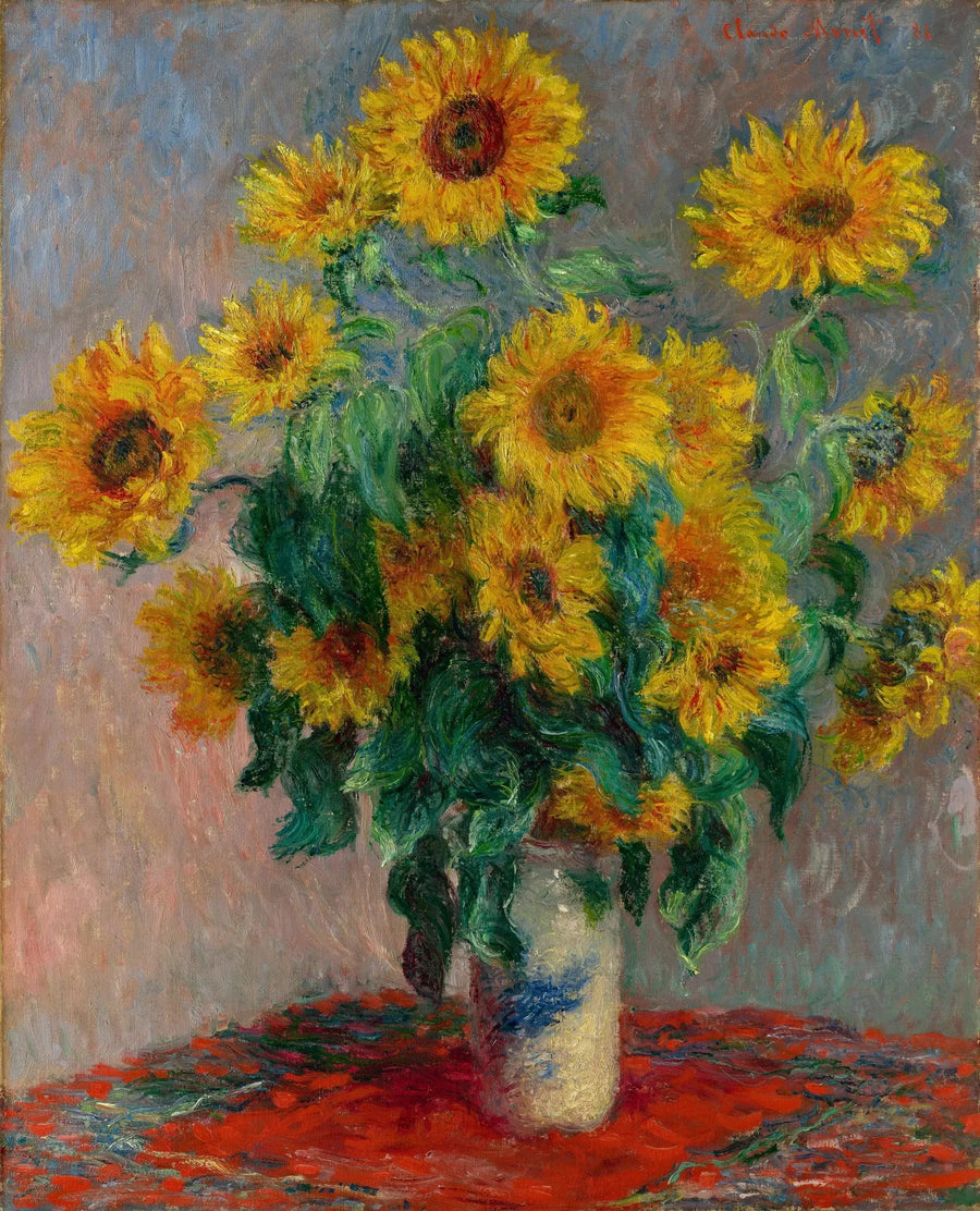ช่อดอกทานตะวัน - Claude Monet