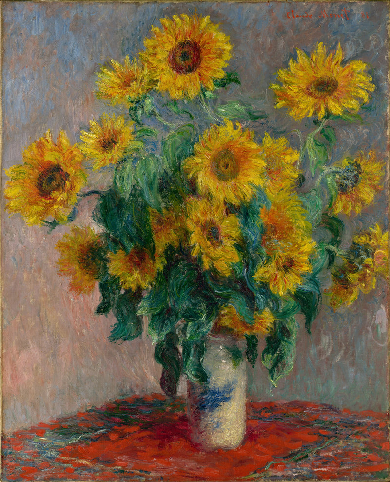 ช่อดอกทานตะวัน W628 - Claude Monet