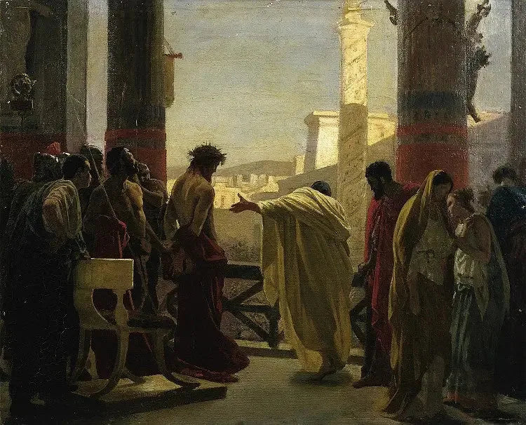 Bozzetto per l’Ecce Homo - Antonio Ciseri image 1 tableau peint à l’huile sur toile