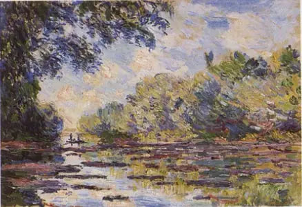แขนของแม่น้ำแซนที่จิแวร์นี - Claude Monet