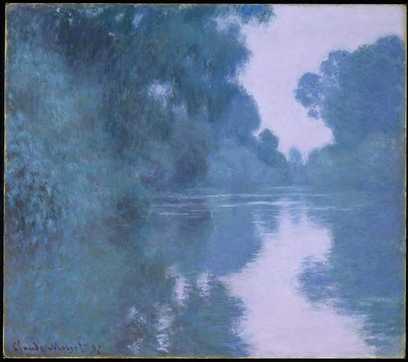 แขนของแม่น้ำแซนใกล้กับกีแวร์นี - Claude Monet