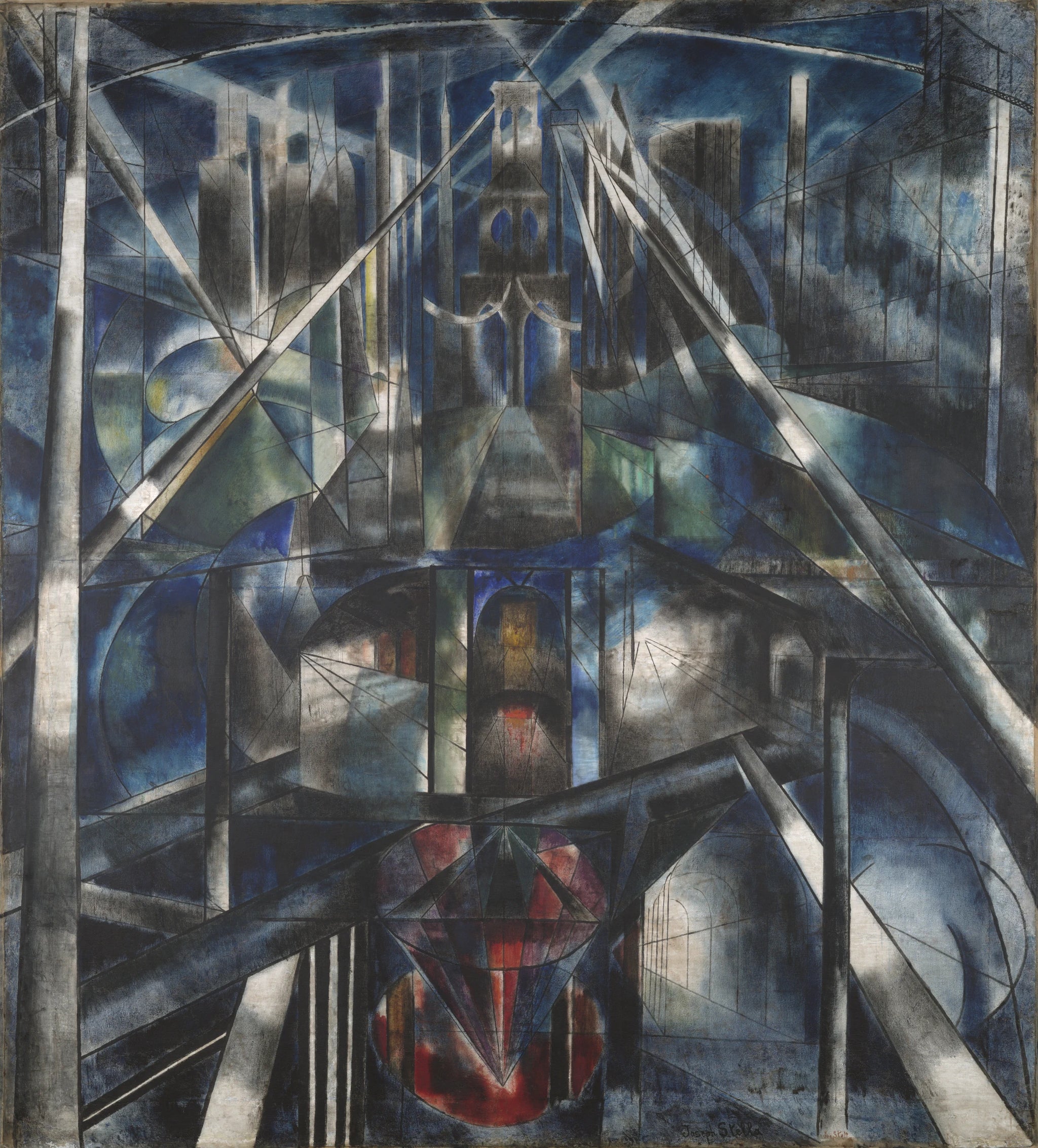 Brooklyn Bridge, Joseph Stella