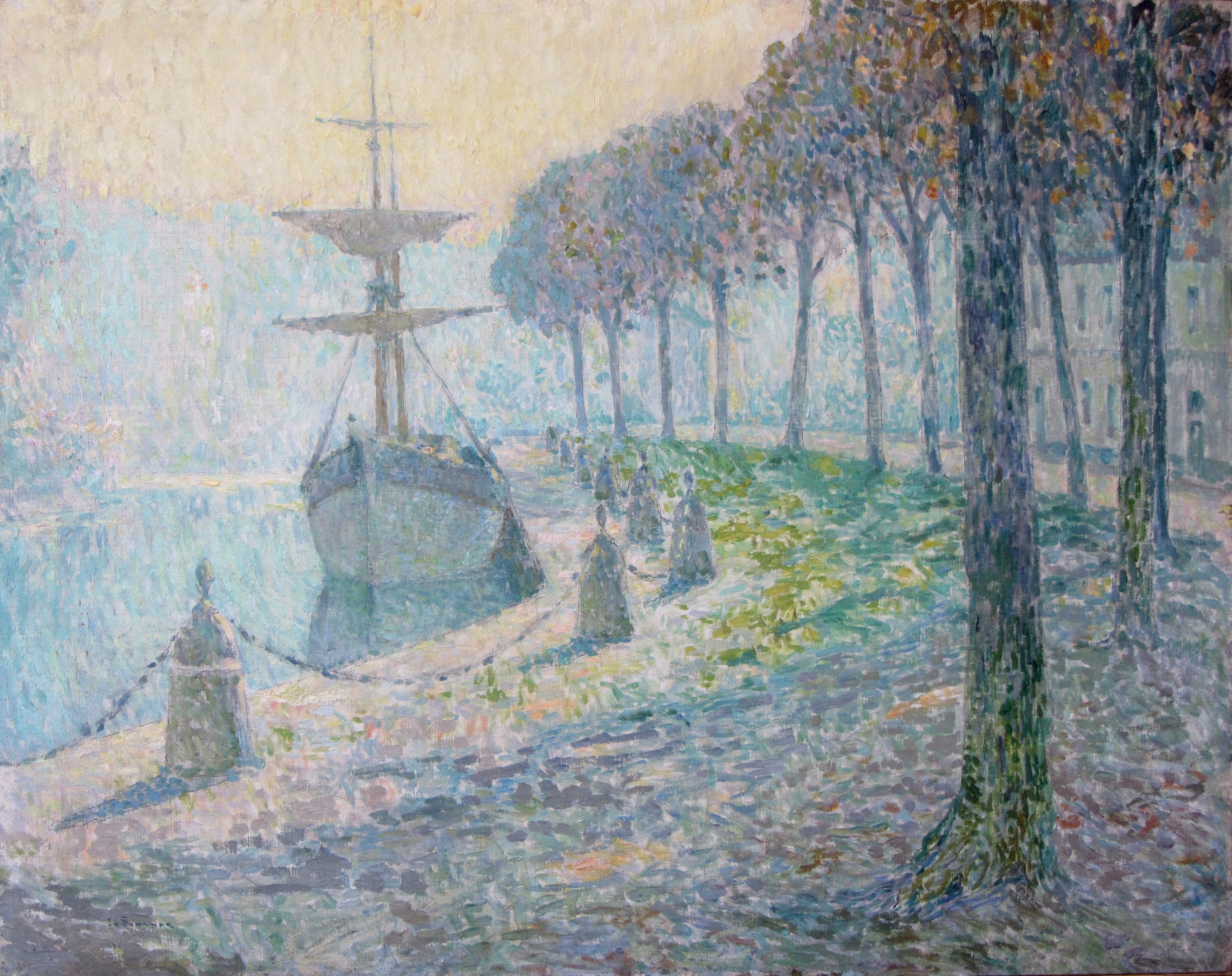 Brouillard dans le Midi - Henri Le Sidaner image 1 reproduction de peinture à l’huile