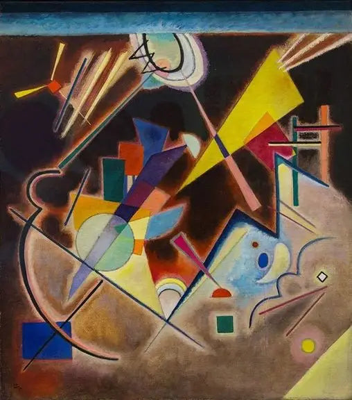 Brun foncé - Vassily Kandinsky image 1 copie de tableau peinte à la main