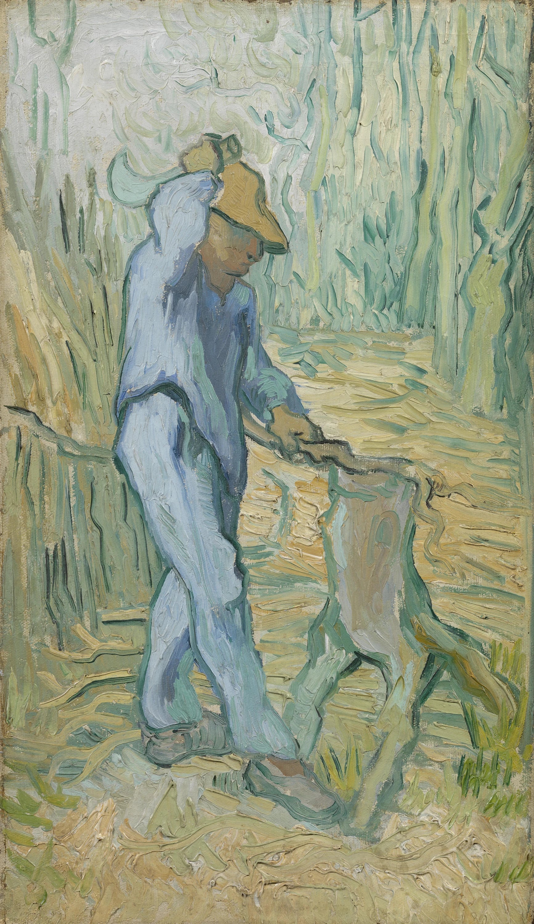 Le Bûcheron d’après Millet F670 de Vincent van Gogh, Van Gogh Museum