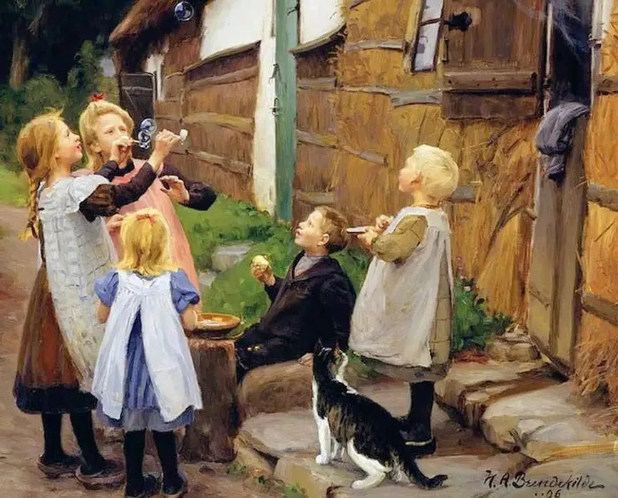 ฟองสบู่ - H. A. Brendekilde