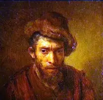 Buste d'homme avec un chapeau de fourrure - Rembrandt image 1 copie peinte à la main à l’huile