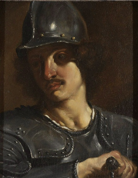 รูปปั้นนายทหารในชุดเกราะ - Guercino