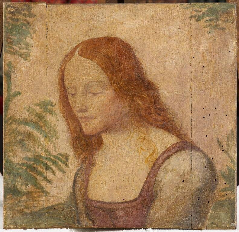 รูปปั้นหญิงสาววัยรุ่นผมปล่อย - Bernardino Luini
