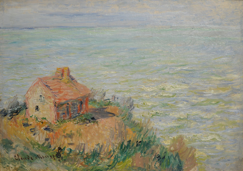 กระท่อมของเจ้าหน้าที่ศุลกากร ผลงานช่วงบ่าย - Claude Monet