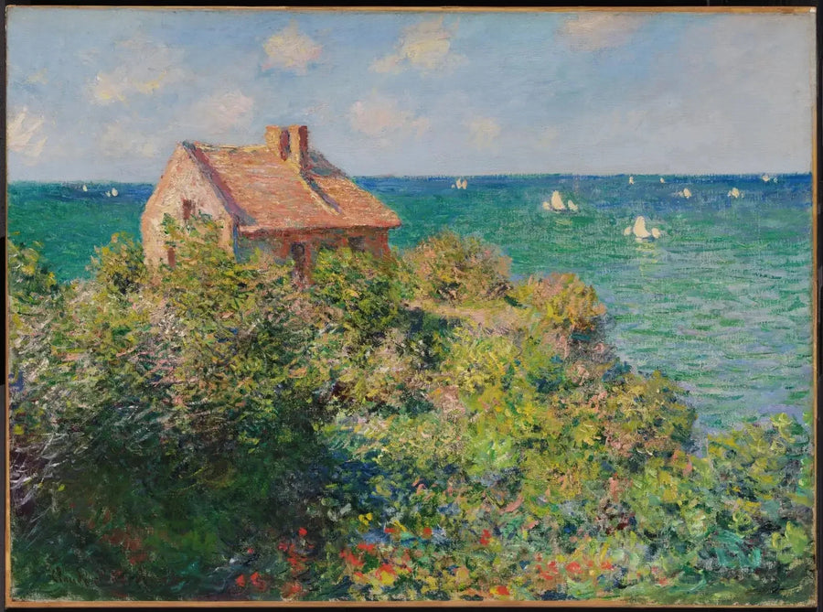 กระท่อมชาวประมงใน Varengeville W805 - Claude Monet