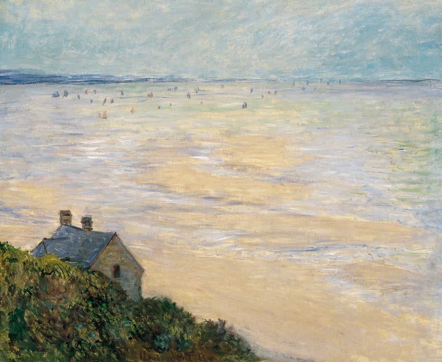La Cabane à Trouville, น้ําลง W686 - Claude Monet
