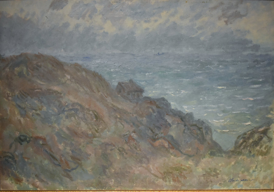 กระท่อมบนหน้าผาใกล้ Varengeville - Claude Monet