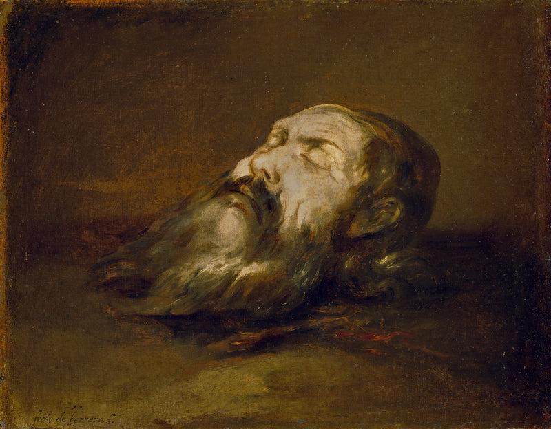 Cabeza de santo degollado - Francisco de Herrera le Vieux