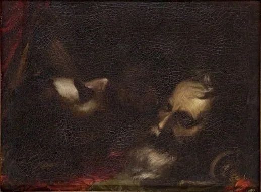 Cabezas de San Pablo y San Juan Bautista - Juan de Valdés Leal image 1 tableau peint à l’huile sur toile
