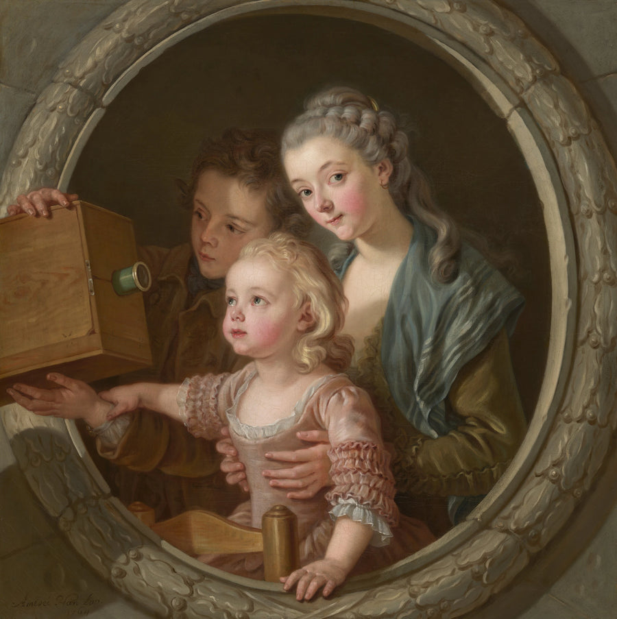La Caméra obscure - Charles Amédée Philippe Van Loo