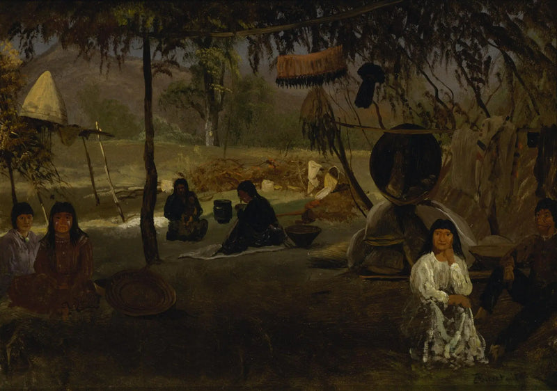 ค่ายอินเดียนในแคลิฟอร์เนีย - Albert Bierstadt