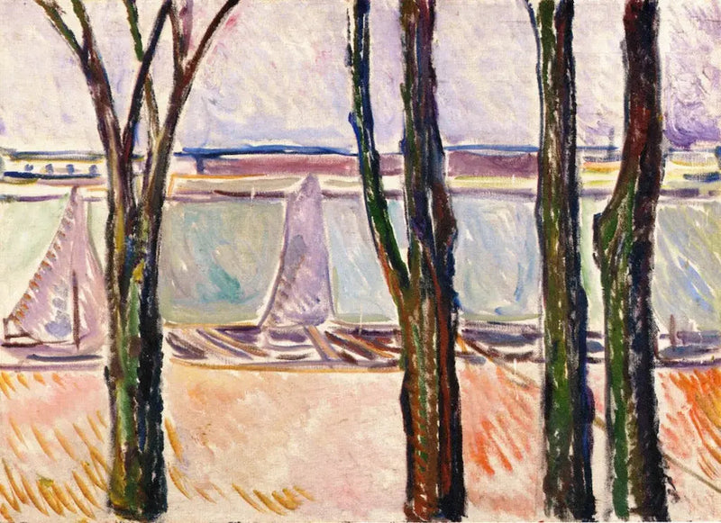 ช่องที่ Warnemünde - Edvard Munch