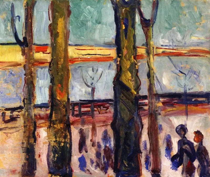 ช่องที่ Warnemünde - Edvard Munch
