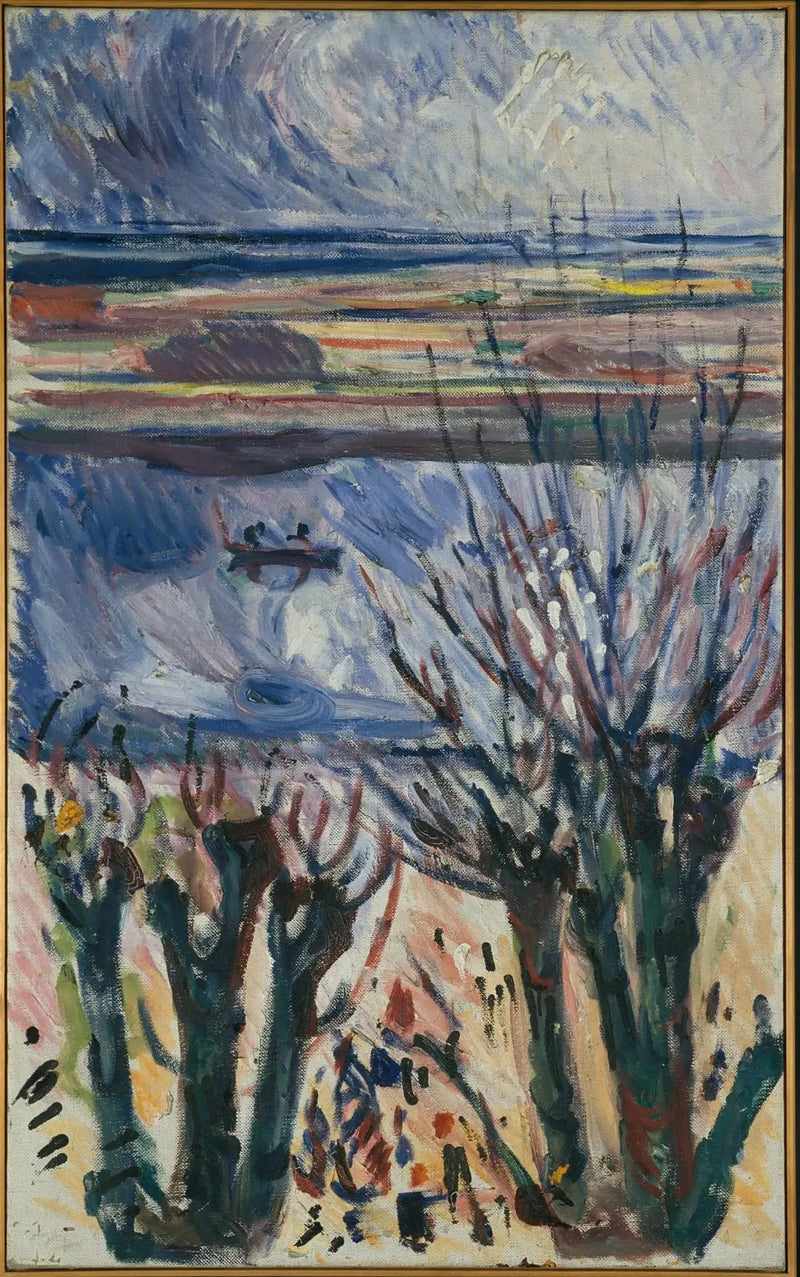 ช่องที่ Warnemünde - Edvard Munch