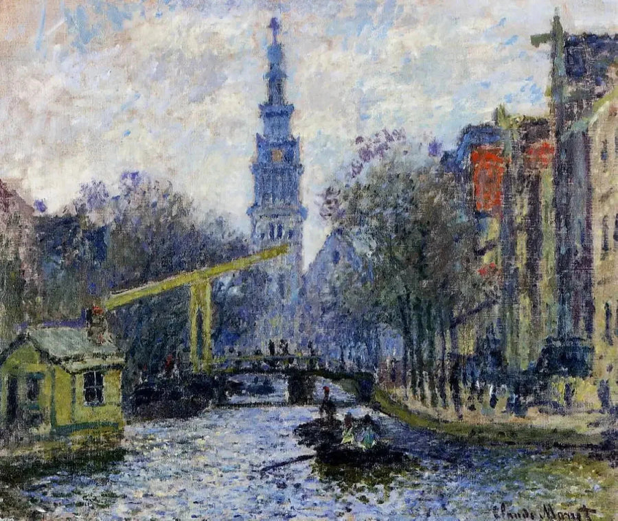 คลองในอัมสเตอร์ดัม W308 - Claude Monet