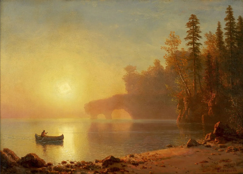 Canoë indien - Albert Bierstadt
เรือคายัคอินเดีย - อัลเบิร์ต เบียร์สตัด