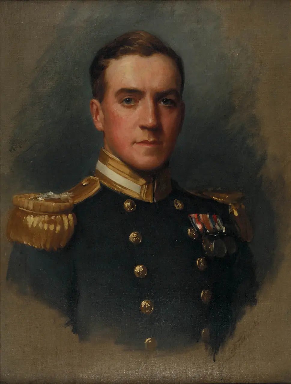 Capitaine de corvette Denis Quentin Fildes, 1889-1975 - Luke Fildes image 1 reproduction d’œuvre d’art à l’huile