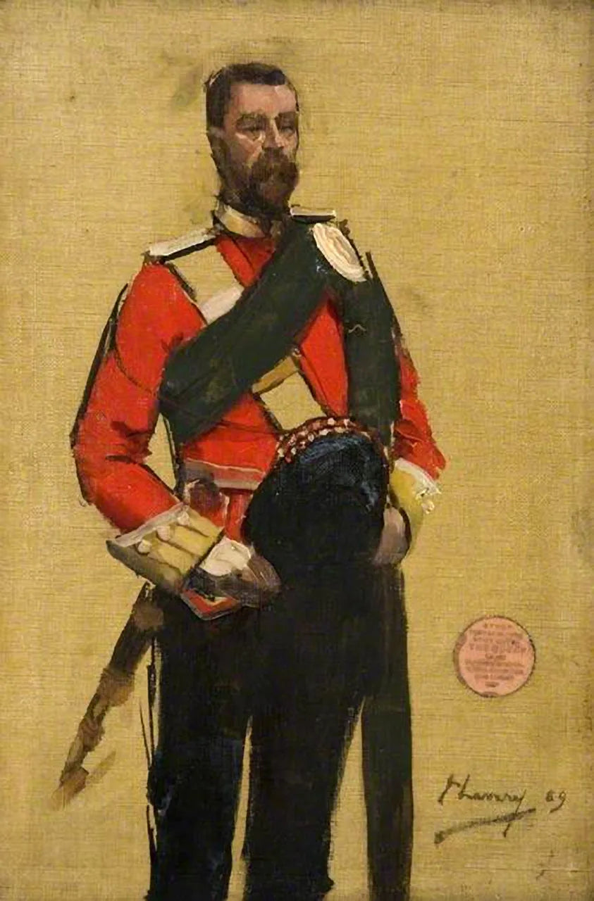 Capitaine Shaw, entrepreneur (croquis) - John Lavery image 1 reproduction artisanale de tableau
