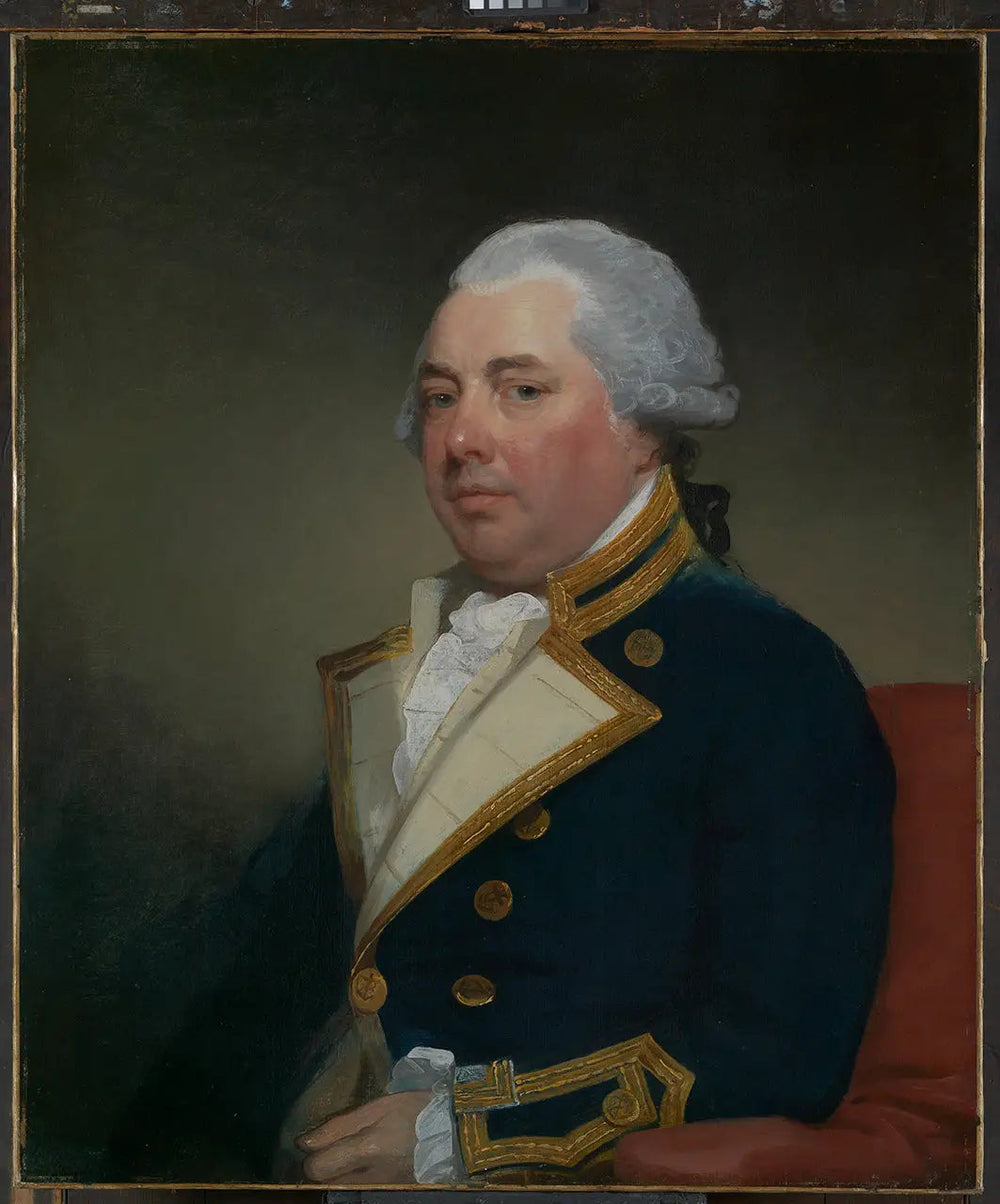 Capitaine Sir William Abdy, Bt, vers 1732-1803 - Gilbert Stuart image 1 reproduction réalisée par Alpha Reproduction