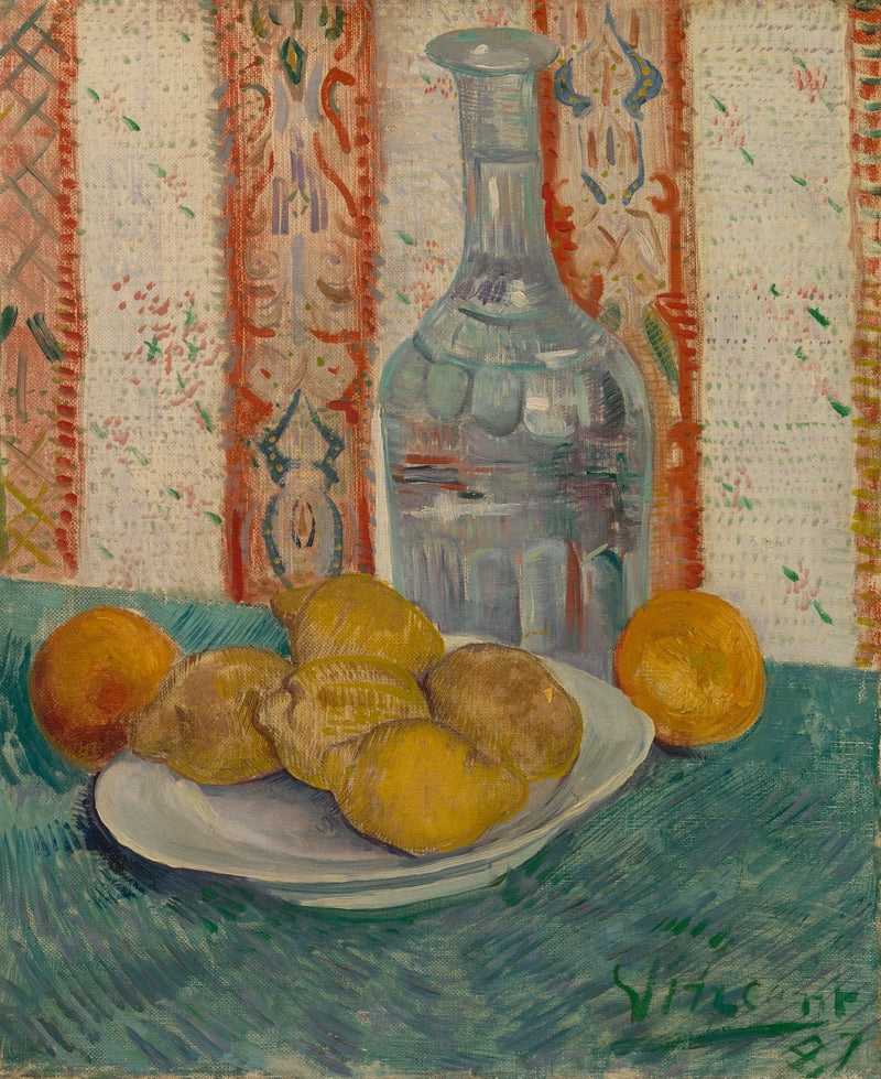 เหยือกและจานผลไม้รสเปรี้ยว - Vincent van Gogh